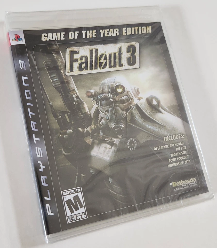 *RAR* FALLOUT 3 GOTY (PS3) Original US Release First Print *NEU-FACTORY SEALED* - Bild 2 von 4