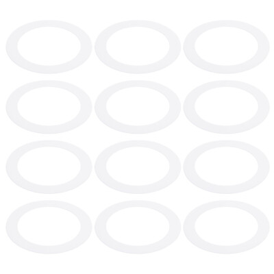Goof Rings Inner Diameter 3.19'', Outer Diameter 4.53'', 12 Pcs White
