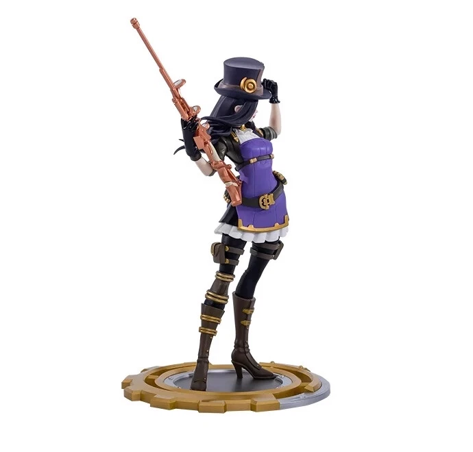 Figura Oficial League of Legends El Sheriff de Piltover Caitlyn PVC Estatua LOL Foto 2 de 4