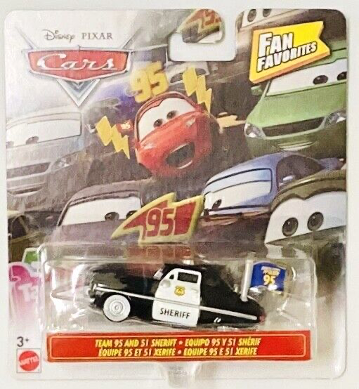 Disney Pixar Cars Fan Favorites Team 95 and 51 Sheriff 1 64