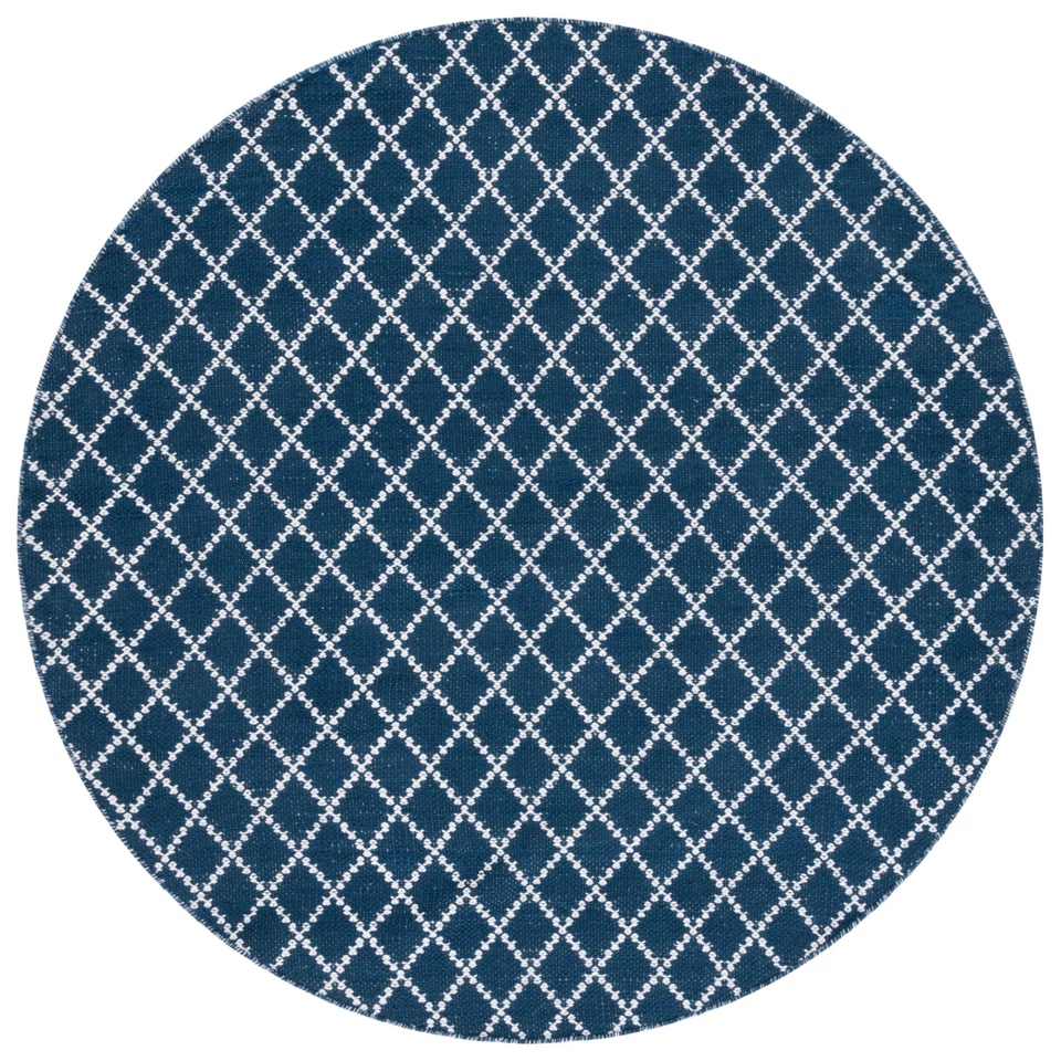 SAFAVIEH Montauk MTK706N Handwoven Navy / Ivory Rug - Image 3 of 4