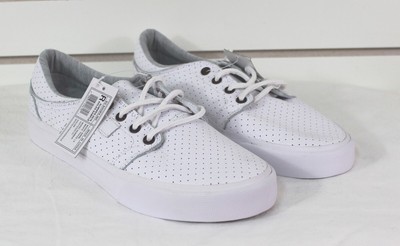 DC Men's Trase LX Low Top Shoes White Armor 9M New Sneakers