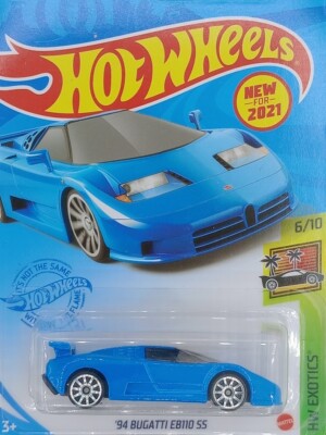  94 Bugatti EB110 SS - Hot Wheels - Blue - 224/250 - 1:64
