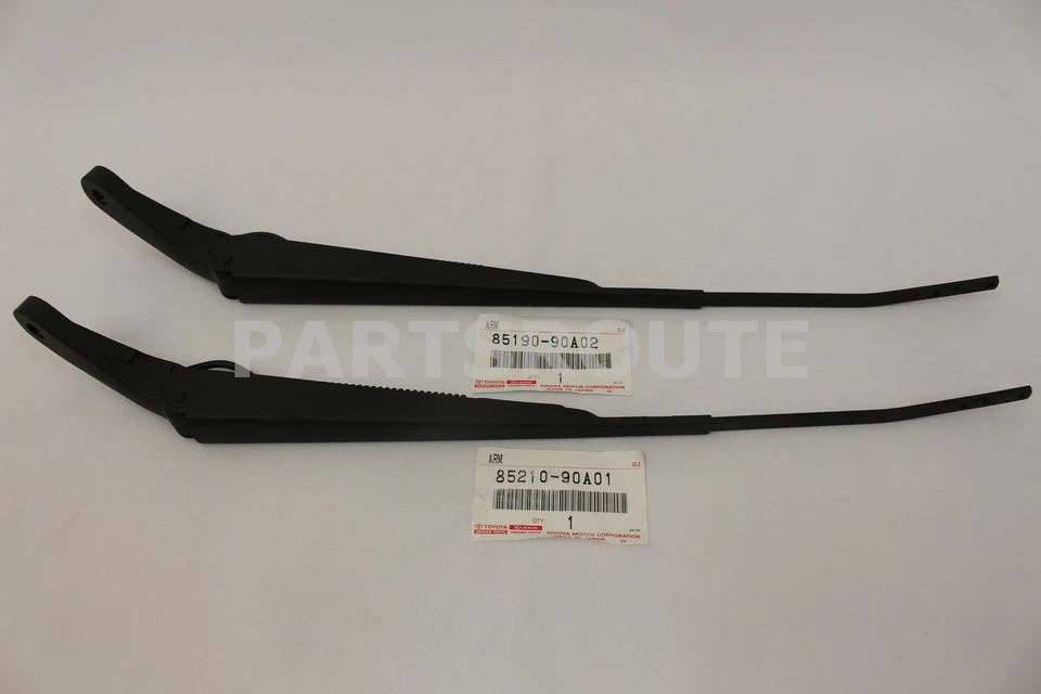 Brazos limpiaparabrisas derecho y derecho Toyota Land Cruiser 1981-1990 FJ60 FJ62 BJ60 OEM Foto 2 de 4