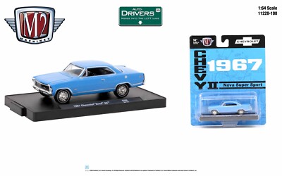 1967 Chevy Nova SS M2 Machines Auto-Drivers R108 Limited Edition