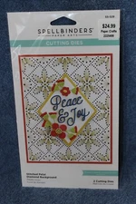 Spellbinders Paper Arts Cutting Dies - Stitched Petal Diamond Background