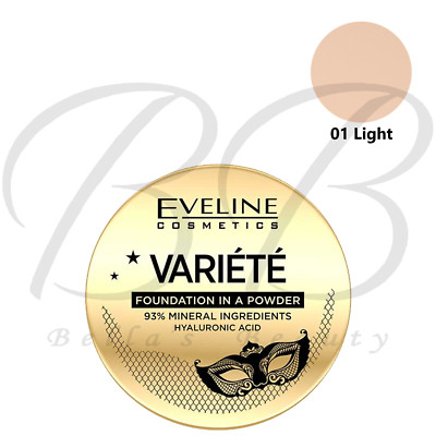 EVELINE Variete 93% Natural Ingredients Mineral Foundation Powder 8g *WÄHLEN*