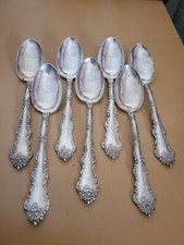 5 Holmes Edwards Pat 04 Inlaid Silver Flatware  2 NOT Pat 04 Spoons Total of 7