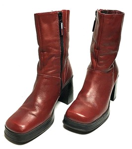 tommy hilfiger burgundy boots