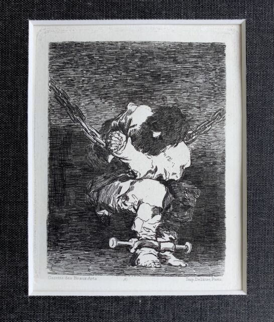 Francisco Jose de Goya etching "Little Prisoner"