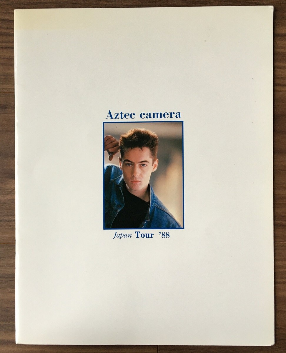$0 ship! Aztec Camera JAPAN tour book 1988 Roddy Frame MORE Aztec