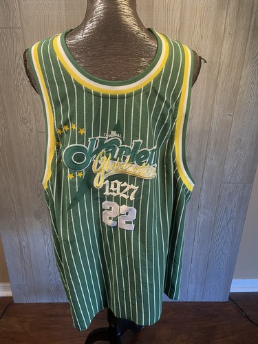 Harlem Globetrotters Mens Size 3XL Green Yellow Curly #22 Basketball Tank Jersey - Picture 3 of 10