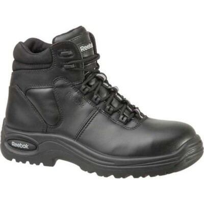REEBOK SAFETY TOE TRAINEX MEN'S 6'' SPORT BLACK BOOTS RB6750 - Size 13