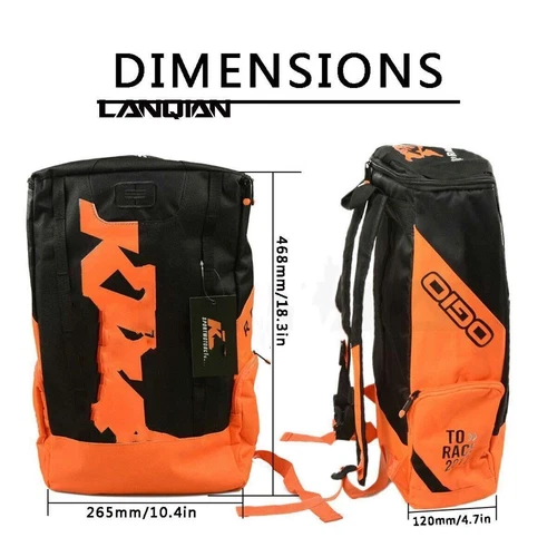 KTM Borsa Moto Zaino Corsa Impermeabile Moto Olio Carburante Zaino - Foto 5 di 12