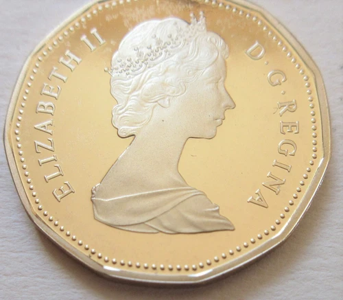 Photo of a 1988 Canada Loonie from an eBay listing that sold on Jul 20, 2026