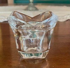 Vintage The Tuscany Collection Lead Crystal Tuscany Tulip Clear Votive