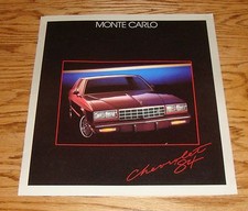 Original 1984 Chevrolet Monte Carlo Sales Bro...