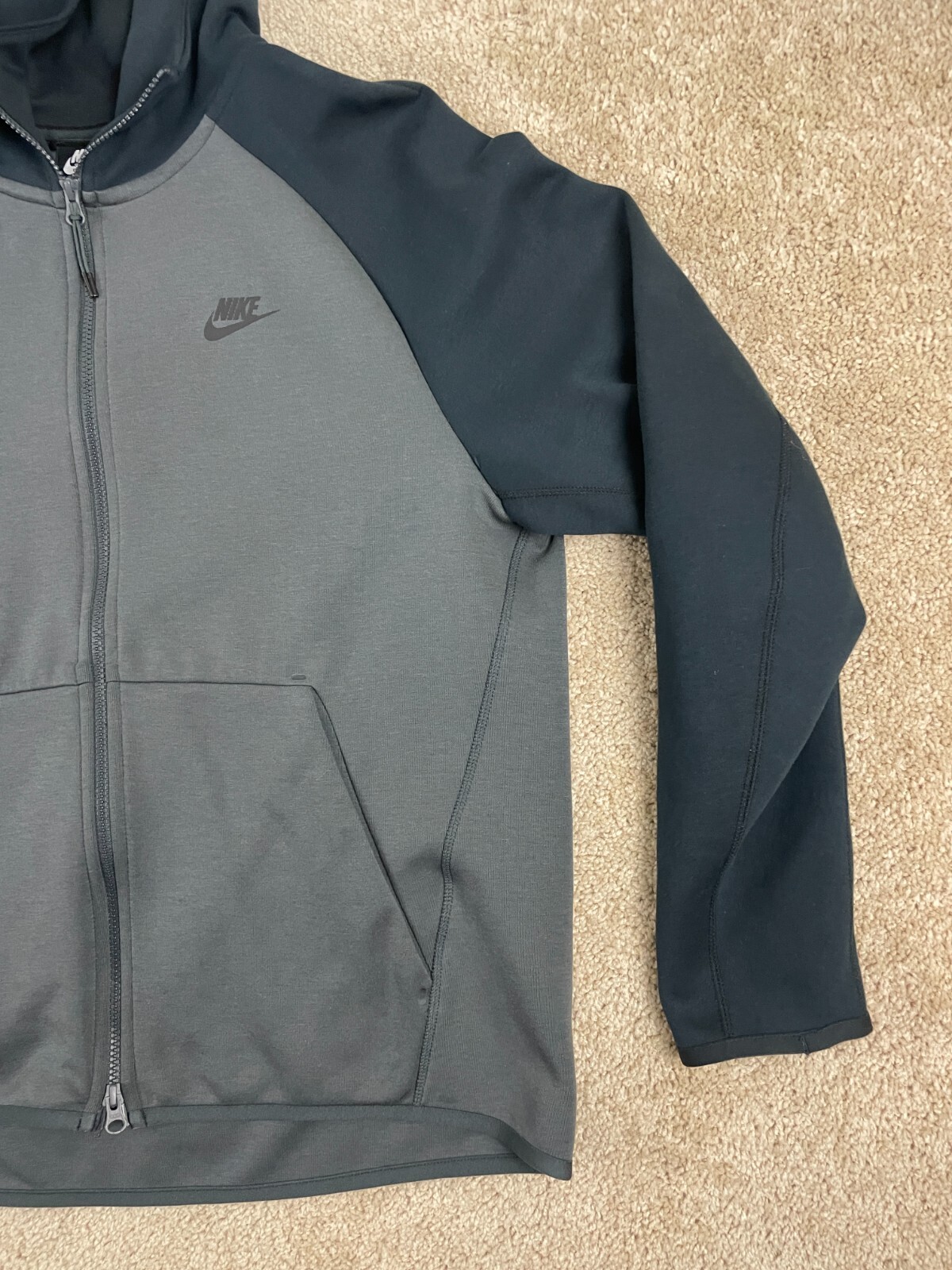 Nike Athletic Basic Jacket Mens Large Full Zip Ho… - image 5