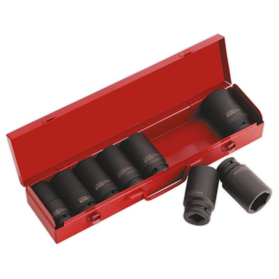 Impact Stecknuss Set 8Teilig 3/4''Quadratantrieb Tief Metric | AK80/9M Sealey Neu