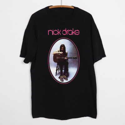 Vintage Nick Drake Five Leaves Left Pink Moon Black All Size Shirt
