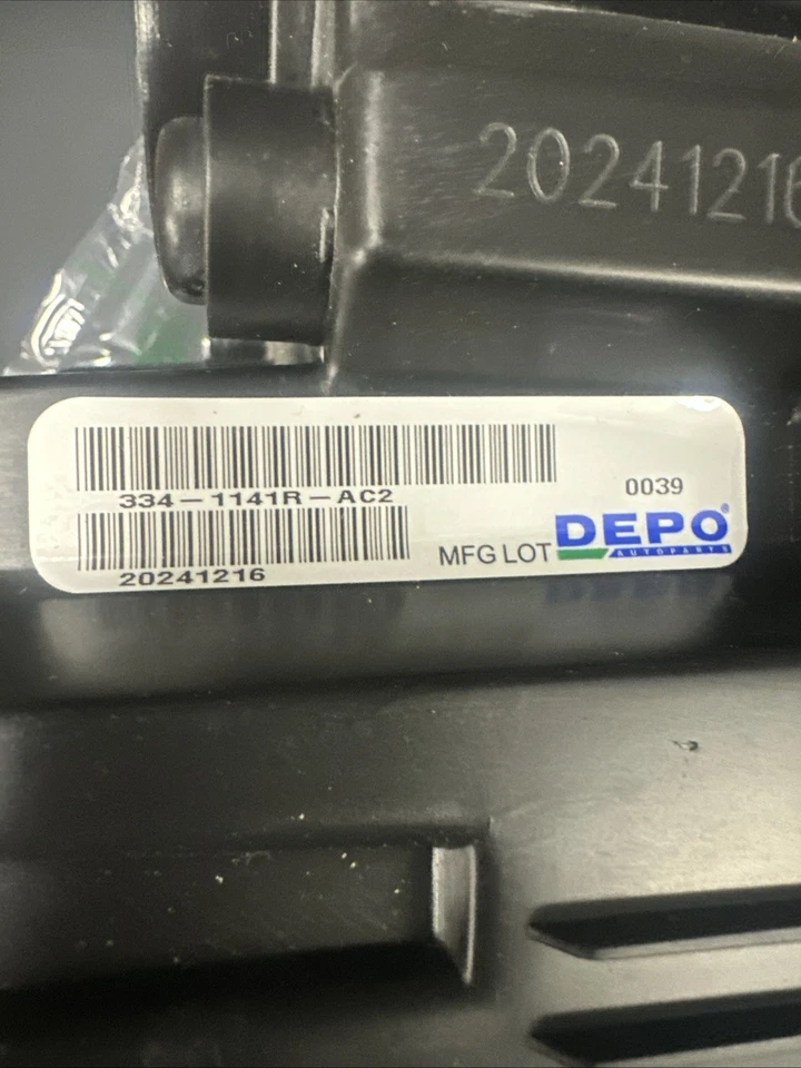 Faro para Dodge Challenger 15-23 certificado CAPA halógeno lado del pasajero Foto 2 de 4