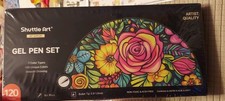 Shuttle Art Gel Pen Set Fine Point 120 Colors