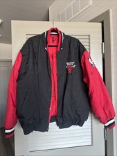 Vintage 90s Chicago Bulls NBA Reversible Pro Player Basketball Jacket Men s L