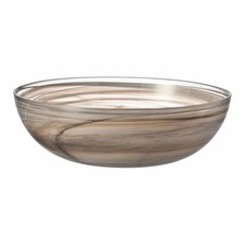 Leonardo Alabastro Flache Schüssel Glasschüssel Glas Beige D 28 cm
