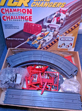 TCR Champion Challenge working vintage slotless car racing rainbow toys boxed
