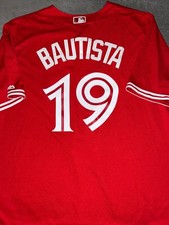 Majestic Toronto Blue Jays #19 Bautista Baseball MLB Jersey 2XL Authentic NEW