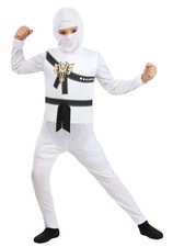 Kid's White Ninja Master Costume