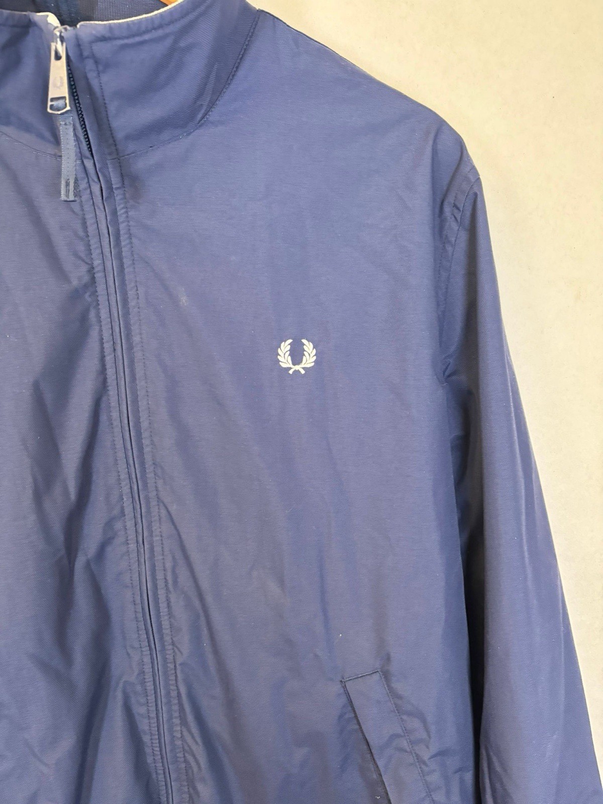 Vintage Fred Perry Sportswear Navy Track Jacket Casuals MOD Mens Size Medium image 3