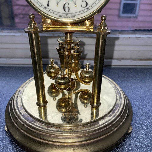 Vintage 1951 Kiening Obergfell Kundo 400 Day Anniversary Torsion Clock Works - Bild 4 von 10