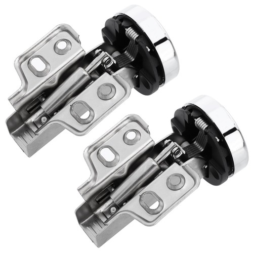 2 Pcs Hydraulic Glass Hinges Invisible Concealed Door and Window for Cabinets - 第 2/12 張圖片
