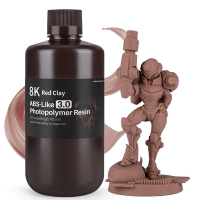 ELEGOO 8K ABS-Like Resin 3.0, Photopolymer Resin UV Curing 405nm, Upgraded ABS 3