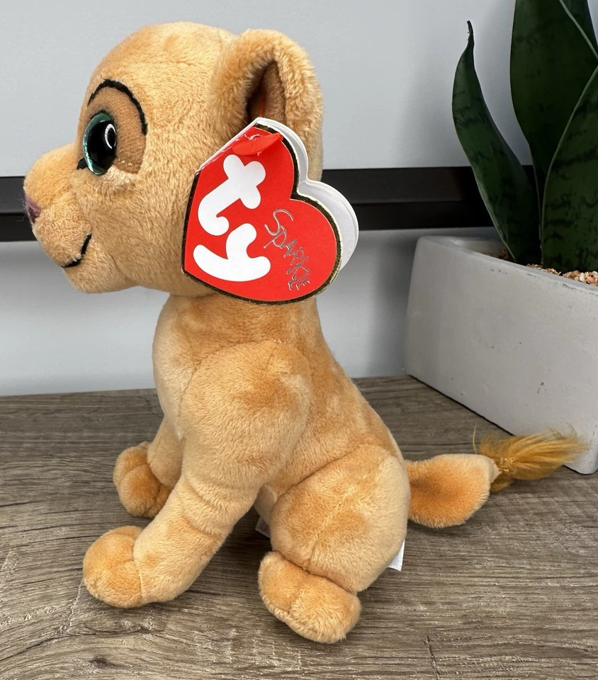 TY Beanie Baby - NALA el León (Disney Rey León) (8 pulgadas) COMO NUEVO con ETIQUETAS limpias Foto 3 de 4
