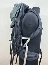 Gregory G Pack Wraptor Stabilizer Travel Camp Hike Internal Frame Gray Backpack