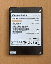 WD DC SN640 7.68TB WUS4BB076D7P3E1 0TS1930 PCIe Gen3.1x4 4GB/s U.2 NVMe 2.5" SSD