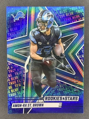 2025 Panini Rookies & Stars - Amon-Ra St. Brown #69 True Blue /149