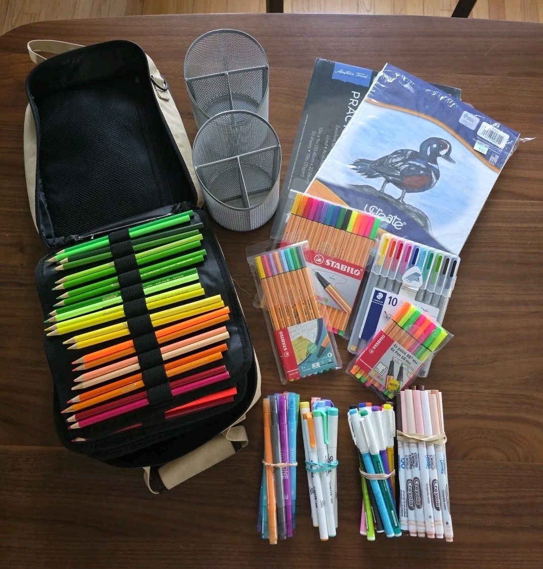 Artist Pens Markers Fine Liners Sharpie Tombow Stabilo