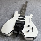 Headless Classic Electric Guitar SSH Pickups White Body Professional Guitar