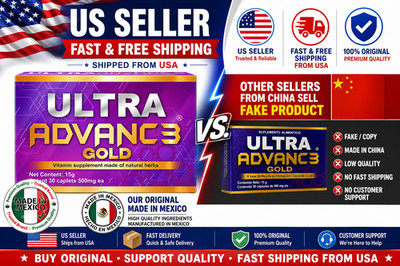2Pack! Ultra Advance Vitamin & Mineral Supplement 60 Capsules 500Mggg