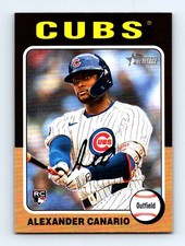 #676 2024 Topps Heritage  Alexander Canario RC Chicago Cubs