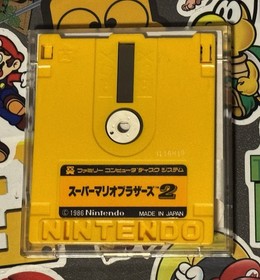 Super Mario Bros. 1 & 2 Famicom Disk System CIB Japan Import US Seller TESTED