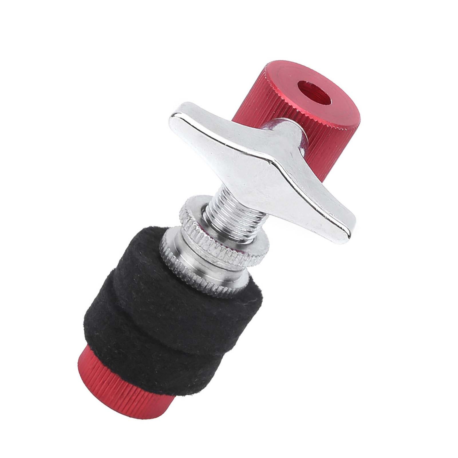 Red Black Hi-Hat Cymbal Clutch Drum Kit Jazz Drum Kit Musical Instrument.