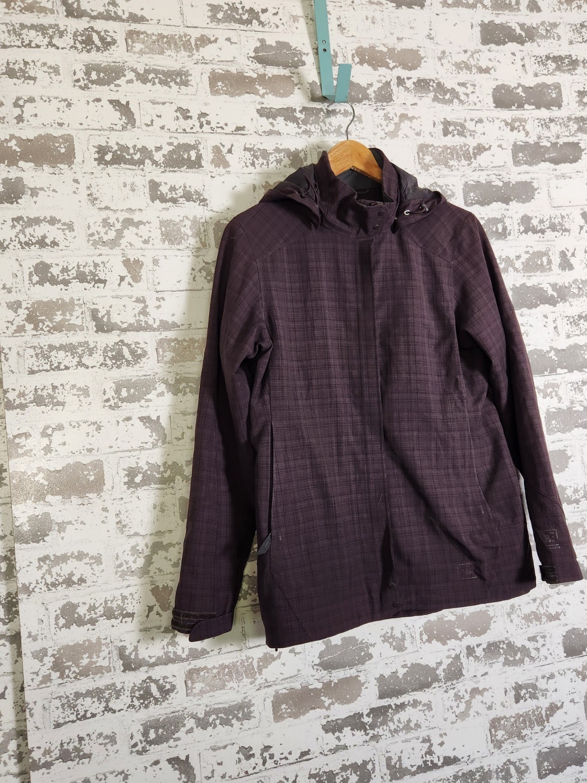 REI E1 Elements Hooded Rain Jacket Shell Windbrea… - image 4