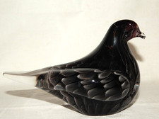 Vogel Ronneby Sweden FM Kunstglas Taube