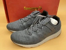 Size 10 M Saucony Men’s Grid 9000 MOD Running Shoes Black Dark Gray Medium NEW