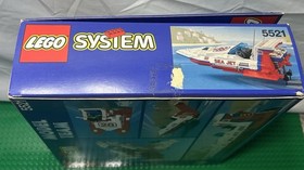 LEGO Model Team 5521 Sea Jet 1991 Complete w/ Box Instructions Vintage