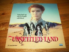 UNSETTLED LAND Laserdisc LD VERY GOOD CONDITION VERY RARE KELLY McGILLIS STARS 